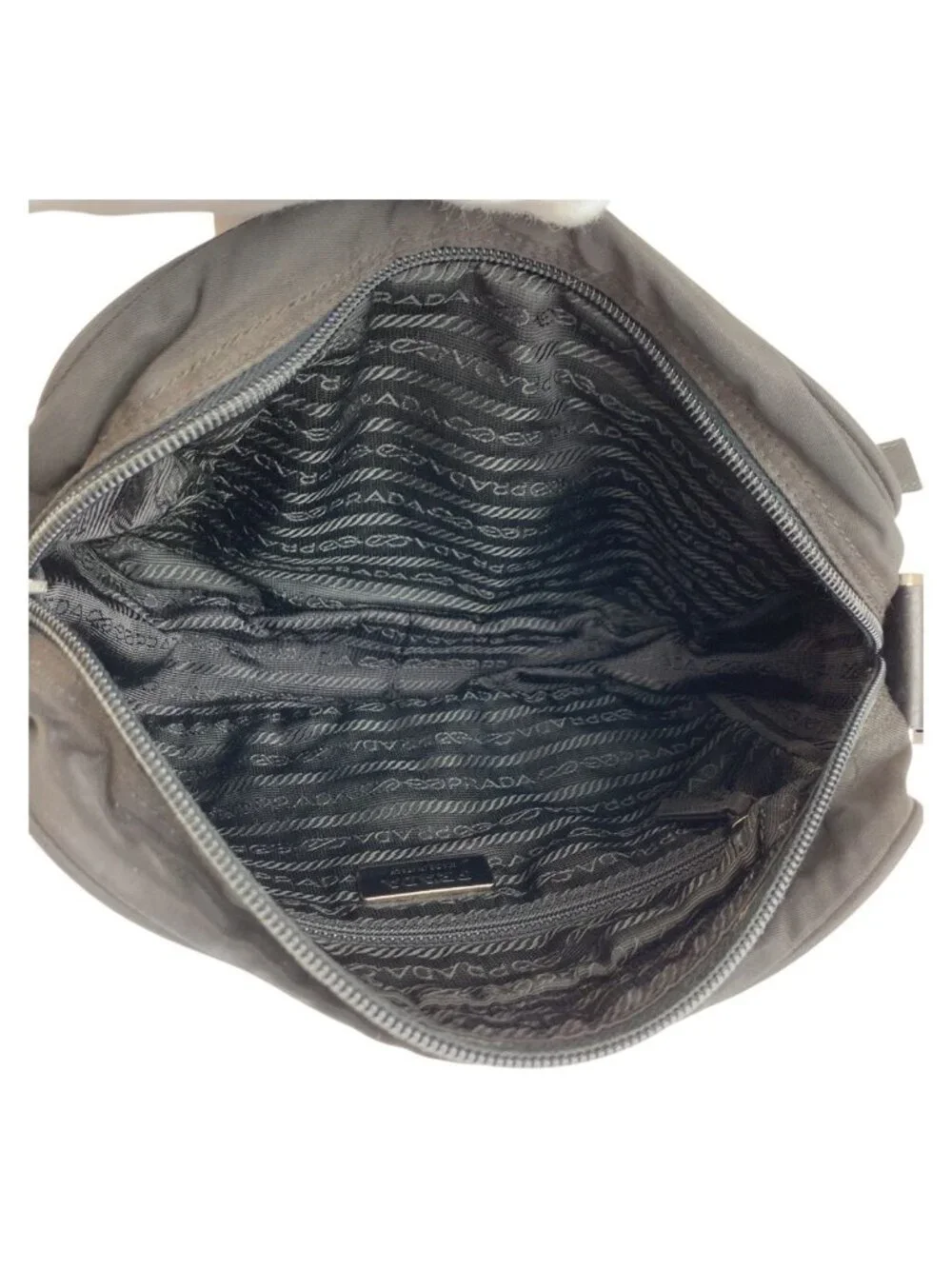 Prada Tessuto Black Nylon Shoulder Bag Pochette